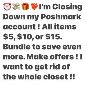 Closet Clearance Sale - All Items $5-$15